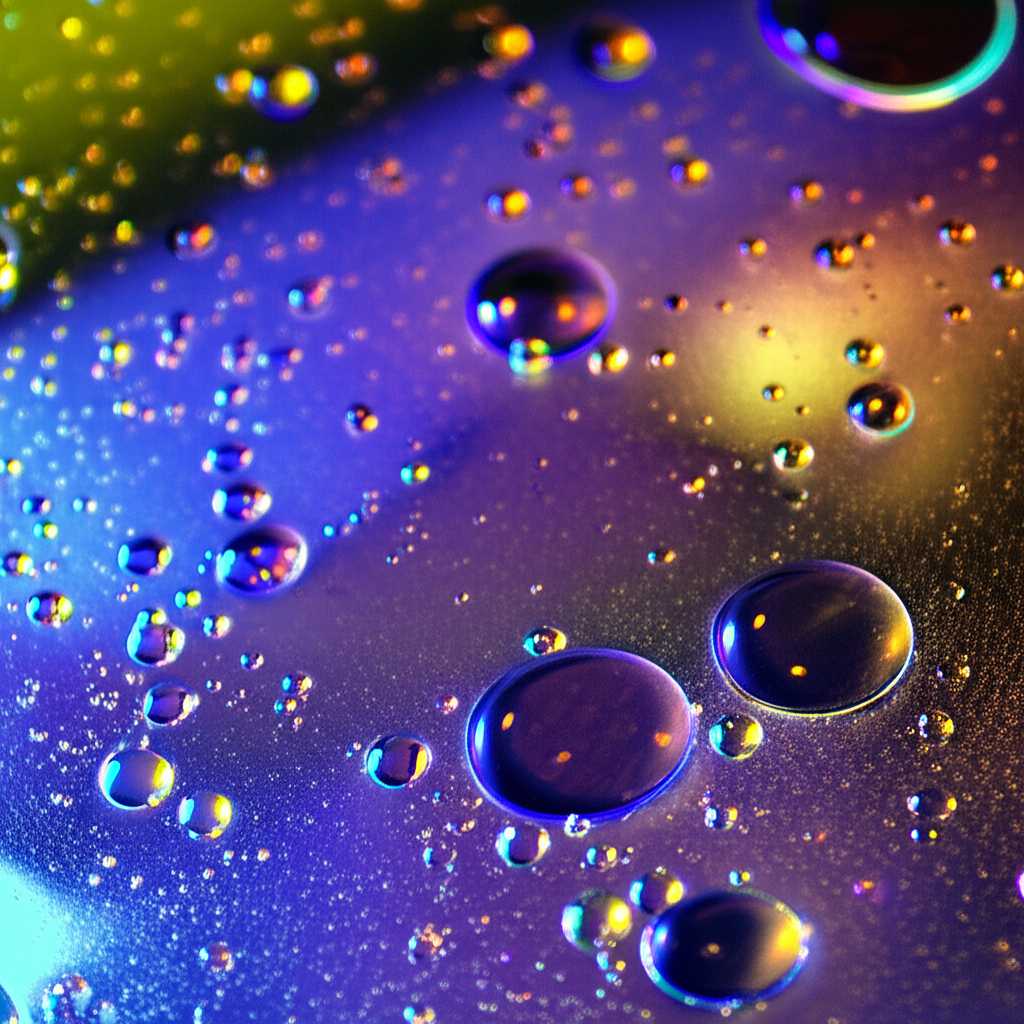 Abstract representation of Impressionistic light and color on a sleek surface