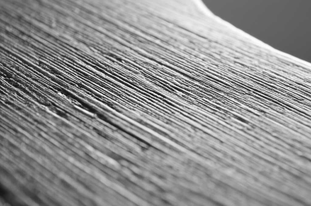 Close-up texture detail on metal art