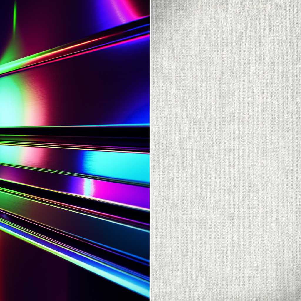Side-by-side generic metal and canvas print