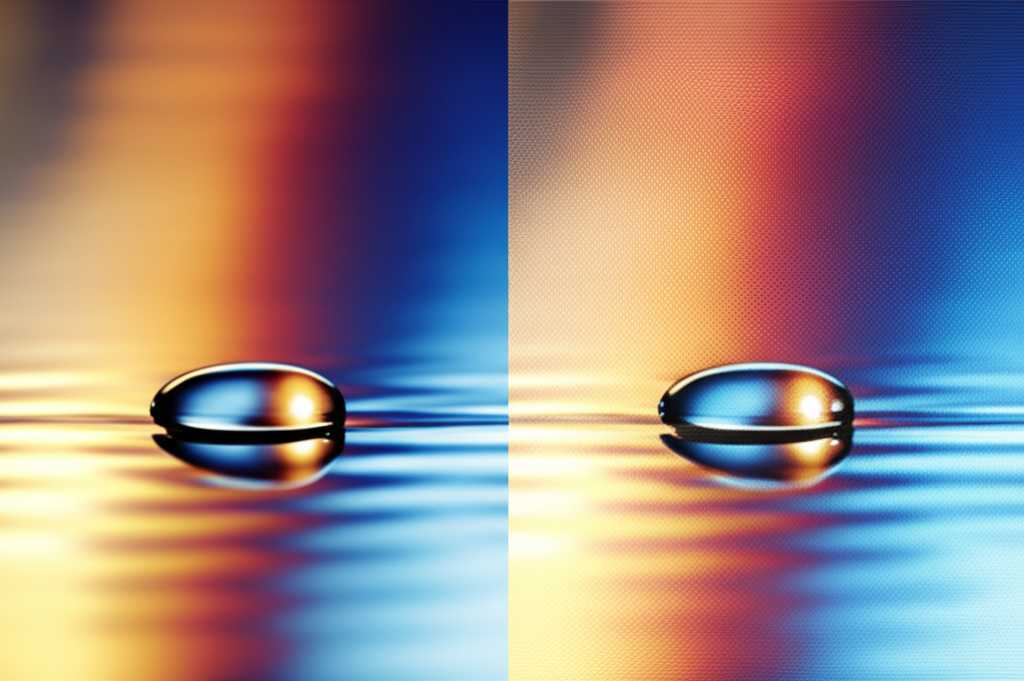 A dynamic visual representation of metal versus canvas, perhaps a conceptual image showing a sleek metal sheet seamlessly transitioning into a textured canvas fabric, with elements like water droplets beading on metal (durability) and intense color on the metal side.