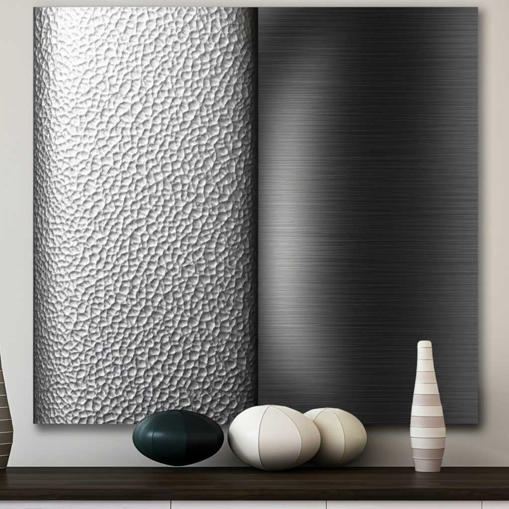 Abstract visual of art transforming a modern living room