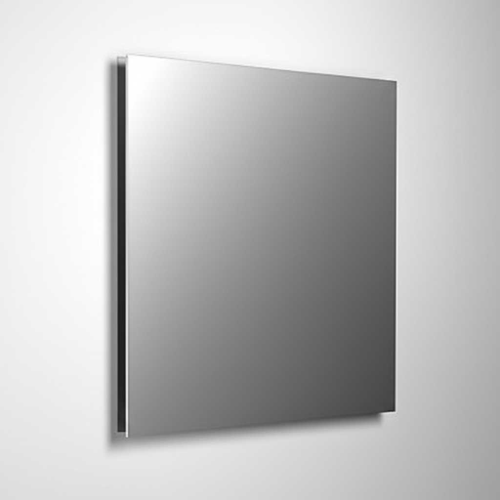 Side view of a metal print demonstrating its floating mount effect against a wall.