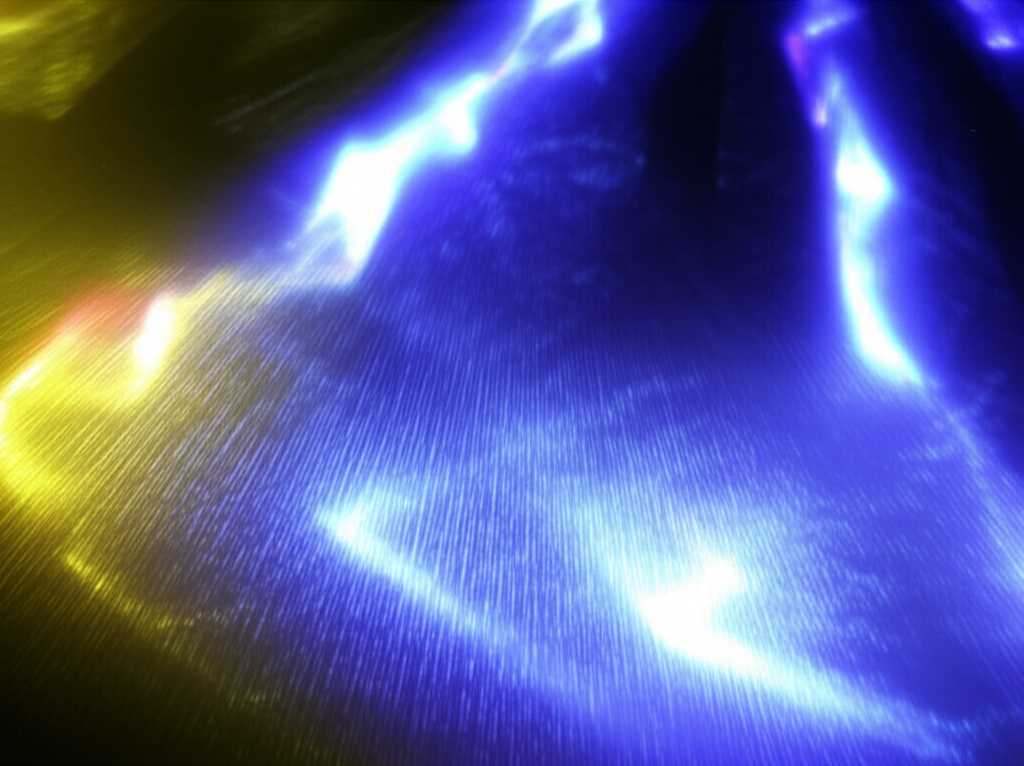 Abstract light on metal