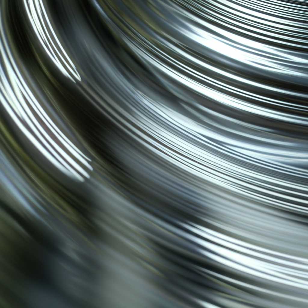 Abstract metallic texture with light reflections