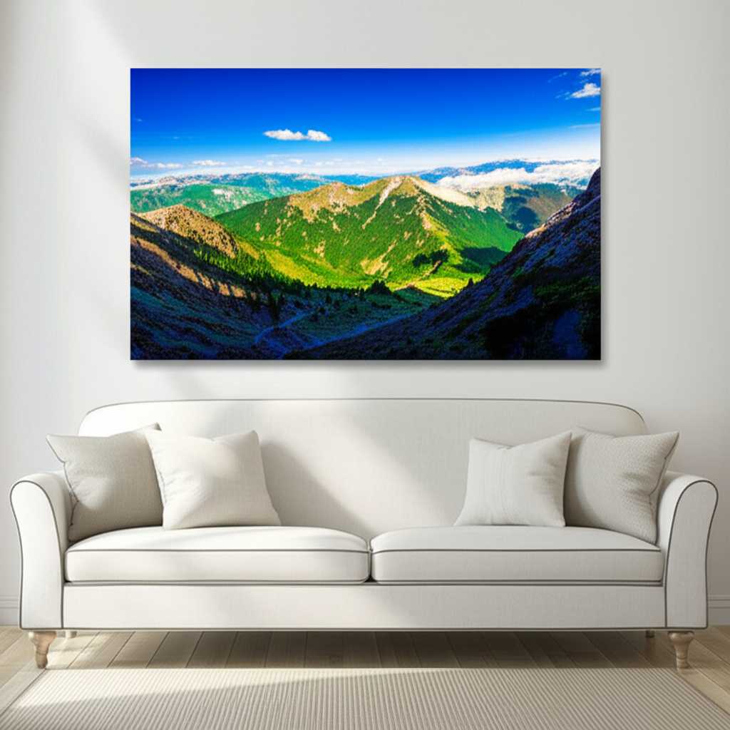 Durable Metal Art in Stylish Room