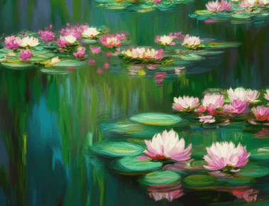 Monet on Metal? Impressionism's Luminous Decor Glow