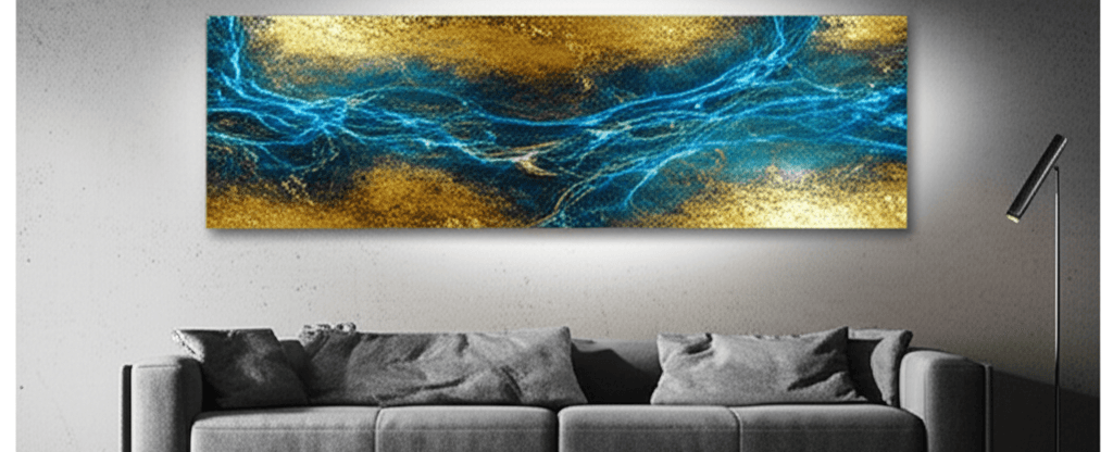 Metal Art: The Secret to a High-End Living Room Look