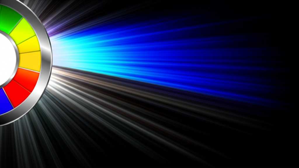 Abstract representation of color theory