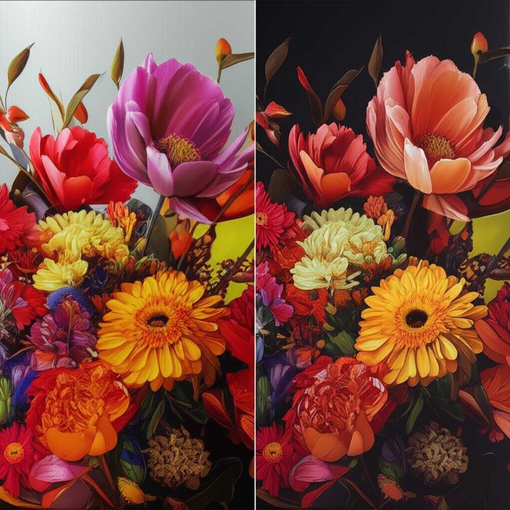 Split image metal vs canvas
