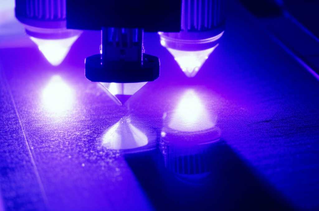 Conceptual UV printing process